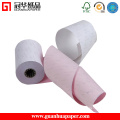 SGS Carbonless Paper Roll 2ply Blanc / Jaune ou Blanc / Rose